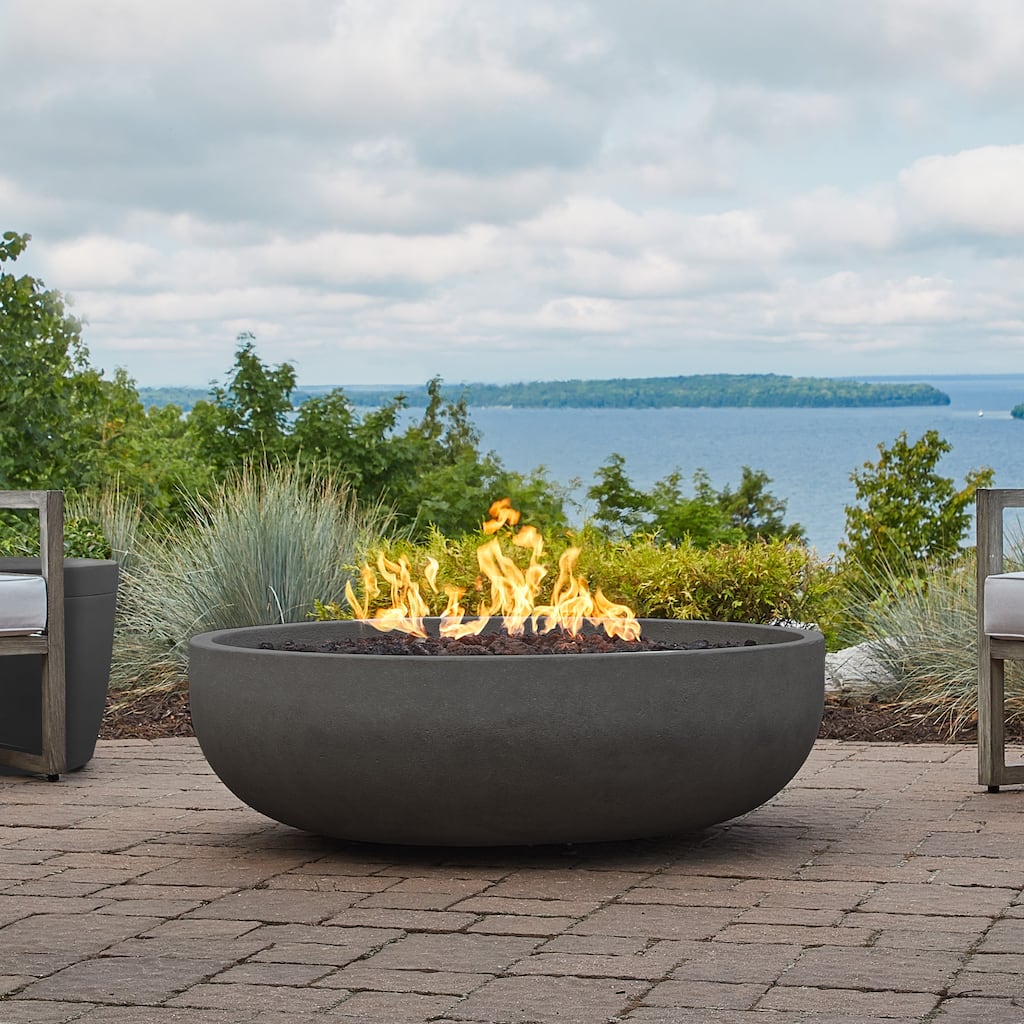 Bryce 48" Propane Fire Bowl Made in the USA by Real Flame