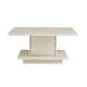 preview thumbnail 30 of 41, Ross Modern Square Coffee Table with Wrap Around Base Shelf and Hidden Storage by Strick & Bolton