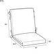 preview thumbnail 13 of 38, Arden Selections Outdoor Dining Chair Cushion