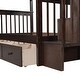 preview thumbnail 52 of 53, Twin-Over-Twin Bunk Bed with Three Drawers for Bedroom