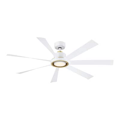 Lenzi 60 inch Indoor/Outdoor Smart Ceiling Fan with LED Light Kit and Remote