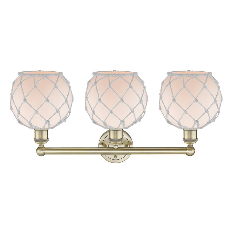 Innovations Lighting Endless Possibilities Edison - Farmhouse Rope - 3 Light 26" Bath Vanity Light