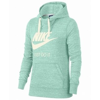 Shop Nike Mint Green Womens Size Medium M Logo Graphic Print Hoodie Overstock 27997034