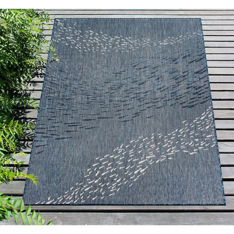 Liora Manne Carmel School Of Fish Indoor/Outdoor Area Rug