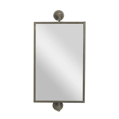 Metal Handmade Dimensional Wall Mirror - Black or Gold - Roche River Decor