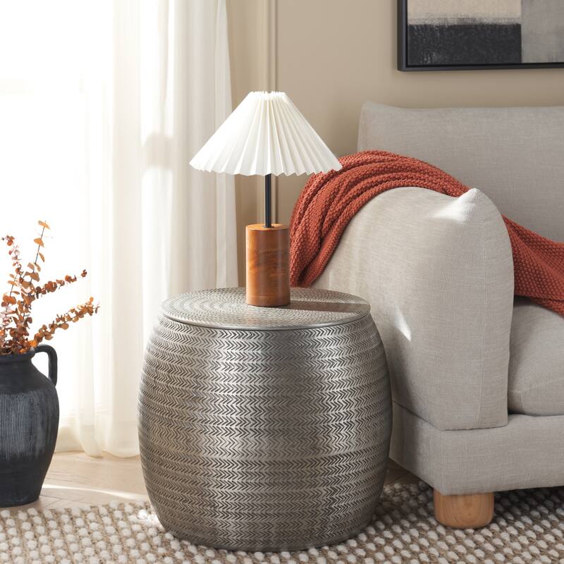 SAFAVIEH Home Apoline Side Table With Storage - 20Wx20Dx17H