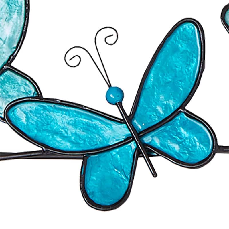 Butterflies On A Wire Wall Decor Brown (m2020 br)