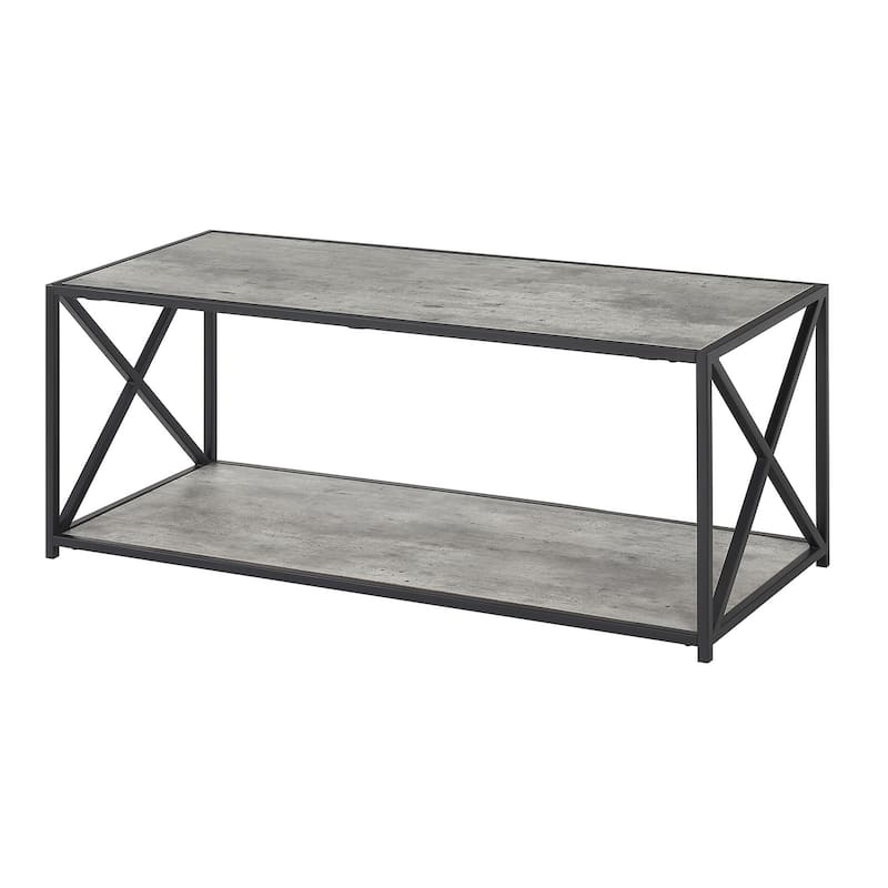 Convenience Concepts Tucson Coffee Table with Shelf