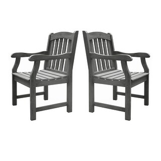 Outdoor Garden Armchair Dining Chair Set of 1 for Patio Dining Room ...