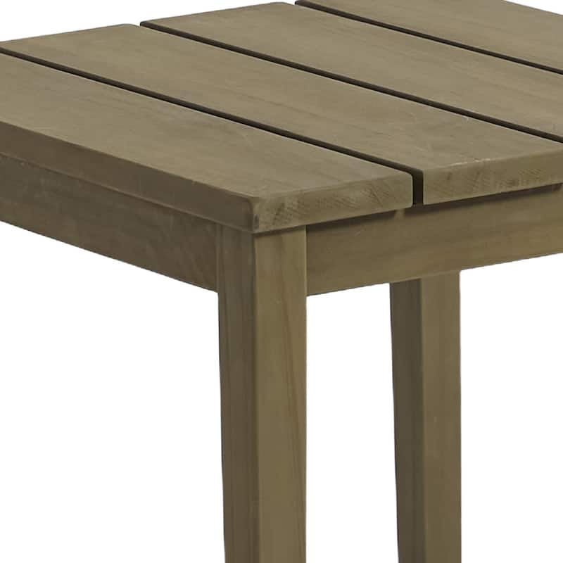 Casual Teak Wood Outdoor Patio Loveseat with Cushions