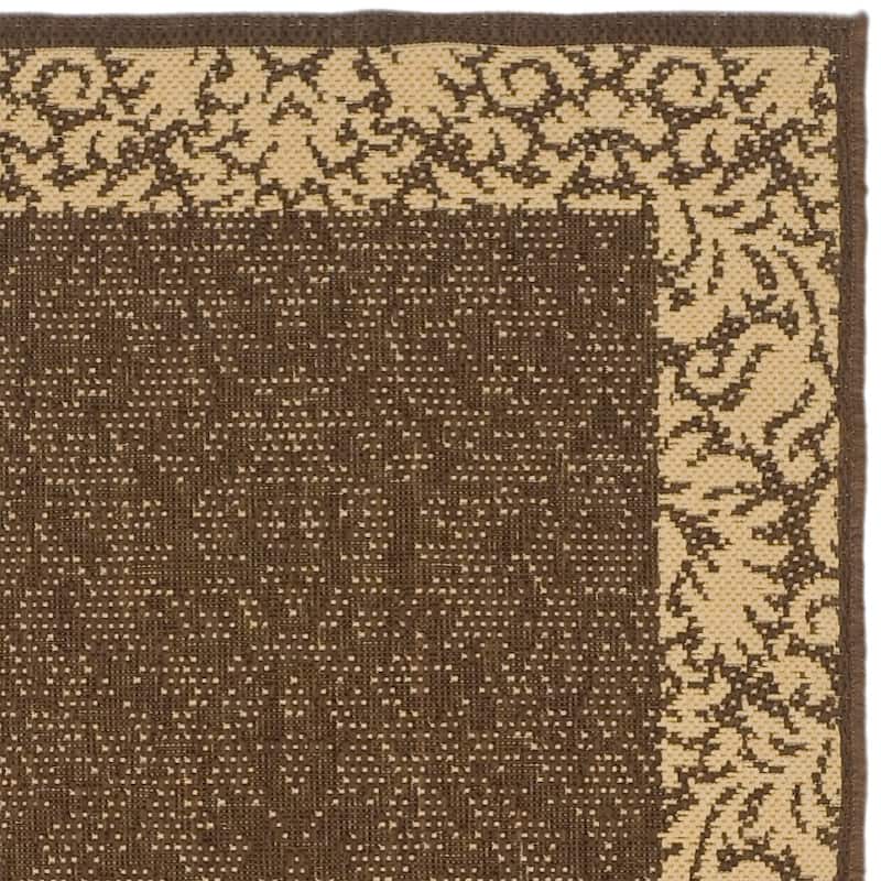 SAFAVIEH Courtyard Peggie Indoor/ Outdoor Patio Backyard Rug