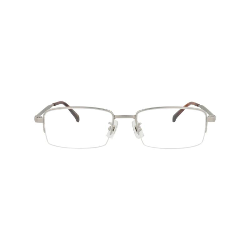 Dunhill Square-Frame Titanium Optical Frames - Silver Silver Transparent - Silver