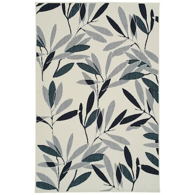 Pianta Collection Rectangle Indoor-Outdoor Throw Rug