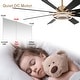 preview thumbnail 24 of 35, Bella Depot 72" Modern Large Ceiling Fan 6-speed Reversible with Dimmable Light and Remote for Family Room