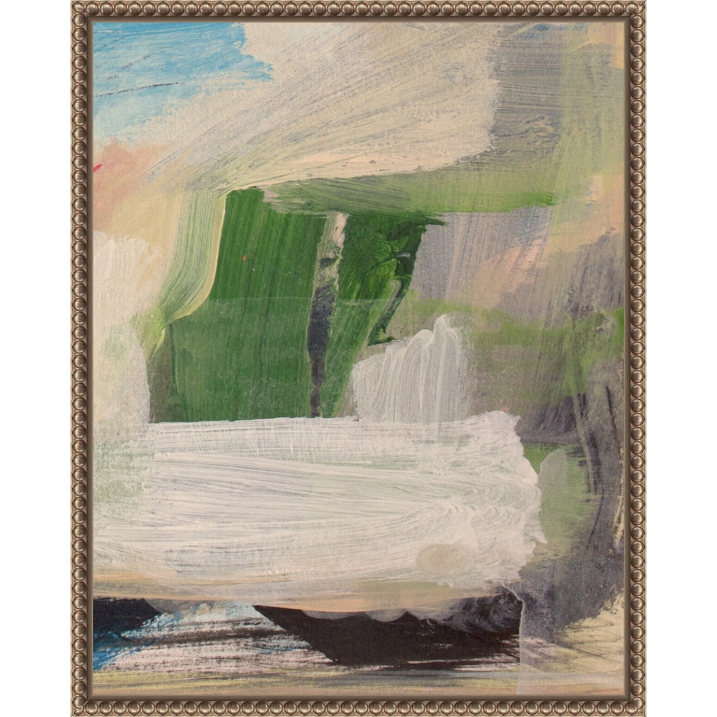 Serene Brushstrokes by Gemma Bardot (16 x 20 in.), Framed Canvas Wall Art Print