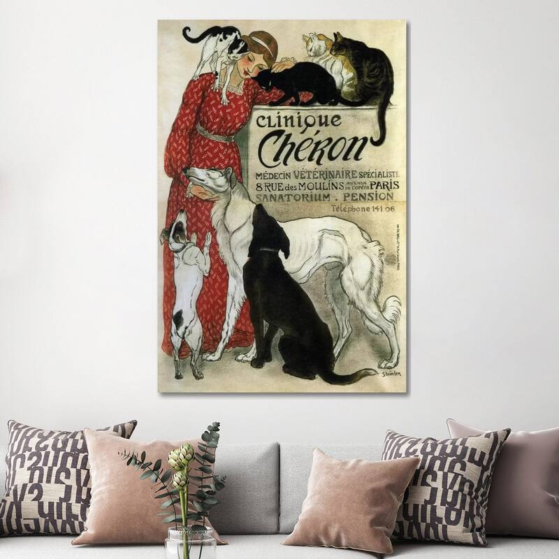 iCanvas "Clinique Cheron Advertising Vintage Poster" by Unknown Artist Canvas Print