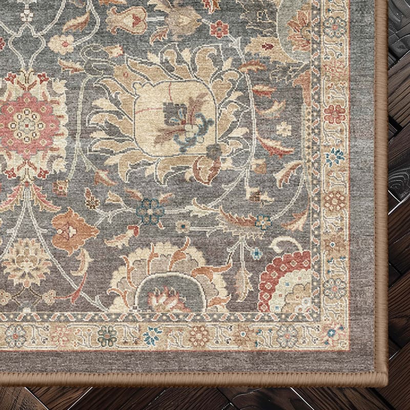 Well Woven Apollo Serapi Vienna Medallon Vintage Flat-Weave Area Rug