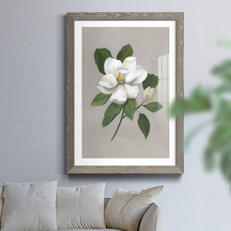 Botanical Magnolia-Premium Framed Print - Ready to Hang