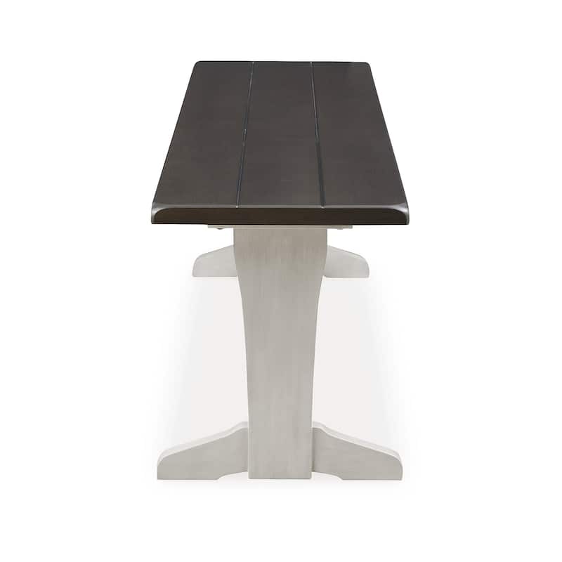 Signature Design by Ashley Darborn Gray/Brown 62" Dining Bench - 62''W x 15''D x 18''H
