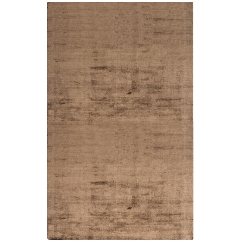 SAFAVIEH Handmade Mirage Avigail Modern Abstract Viscose Rug - 5' x 8' - Brown