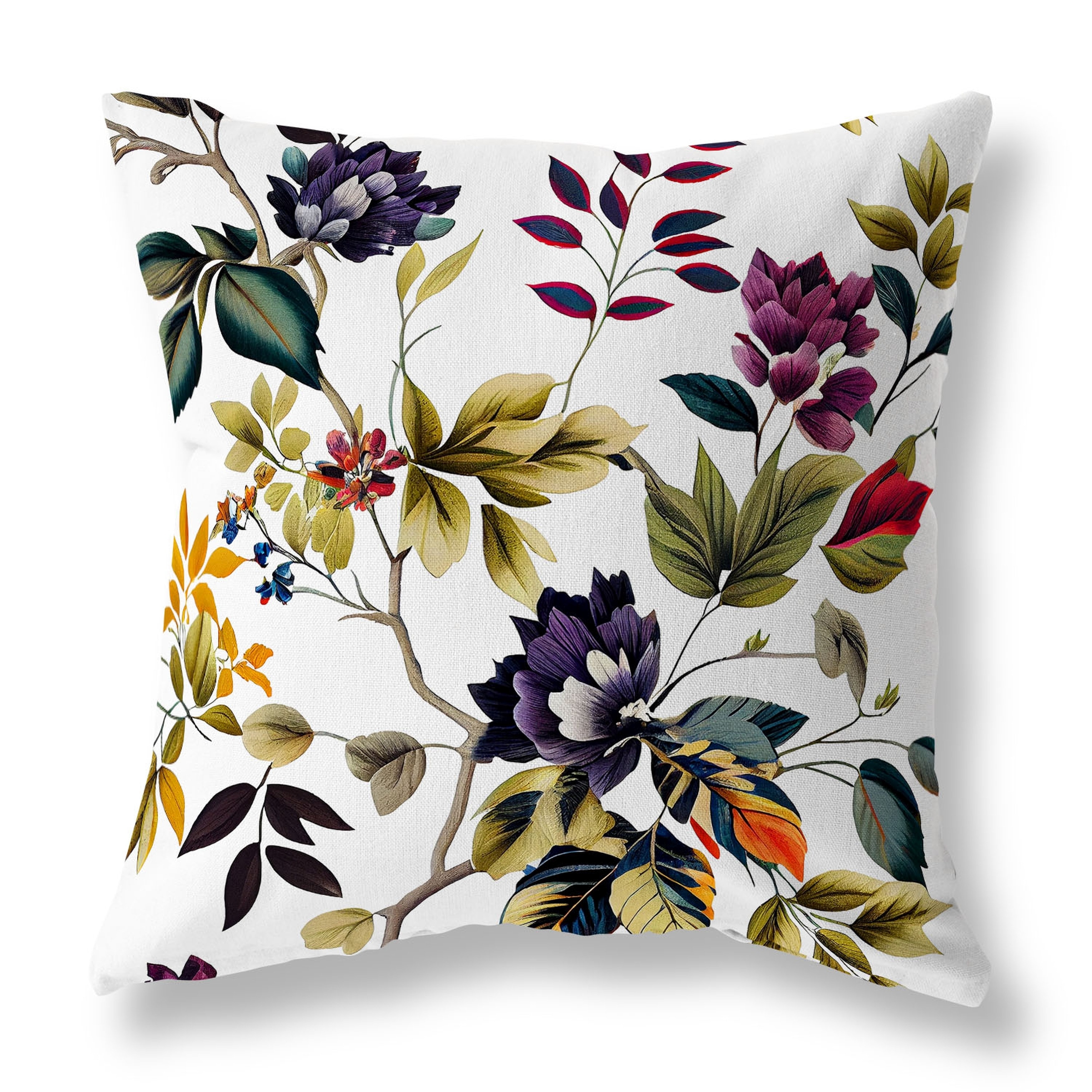 Pale And Yellow Magnolia Majesty Indoor Outdoor Throw Pillow Zipper Bed Bath Beyond 39965176