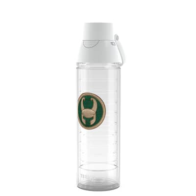 Tervis Marvel Loki Icon Made in USA Double Walled Insulated Travel Tumbler, Classic - 24oz Venture Lite Water Botle