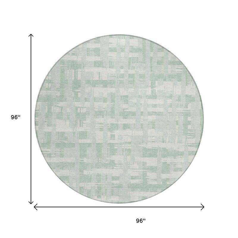 HomeRoots Striped Transitional Rectangle Outdoor Rug