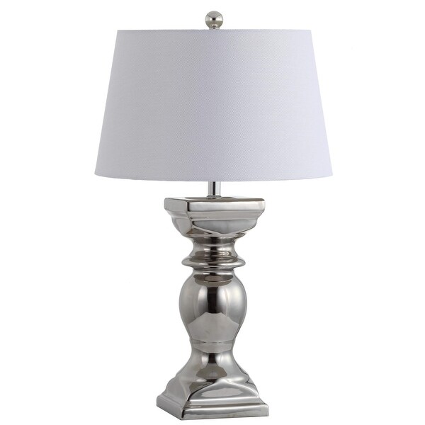 grey velvet table lamp