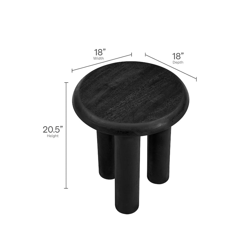 Mavina Mango Wood Side Table