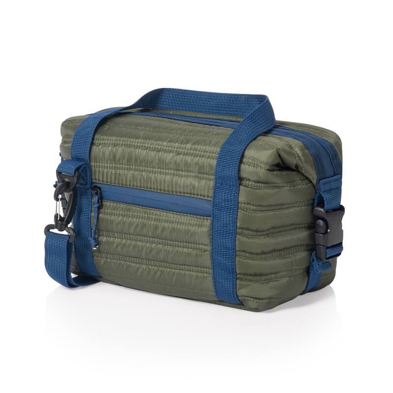 Oniva Midday Quilted Washable Insulated Lunch Bag, (Olive Green) - Green