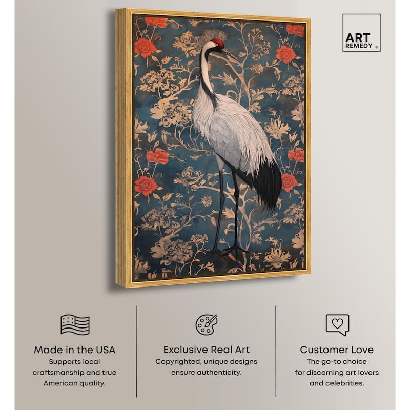 Botanical Bird I Canvas by Art Remedy