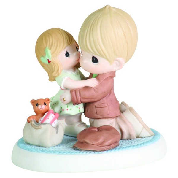 Precious Moments I'll Be Home For Christmas Porcelain Bisque Figurine