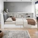 preview thumbnail 27 of 32, L-Shaped Platform Bed with Storage Headboard with Left Shelf and 2 Drawer