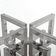 preview thumbnail 7 of 5, SAFAVIEH Couture Harlan 54-inch Glass Top Round Dining Table - 54 in. W x 54 in. L x 40 in. H