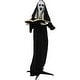 preview thumbnail 1 of 16, Haunted Hill Farm Life-Size Animatronic Witch, Indoor/Outdoor Halloween Decoration, Flashing Green Eyes, Talking, Battery