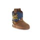 preview thumbnail 1 of 3, Disney Pixar Toy Story Boys' Dual Sizes Slippers. (Toddler/Little Kids) 11-12 - Tan/Blue