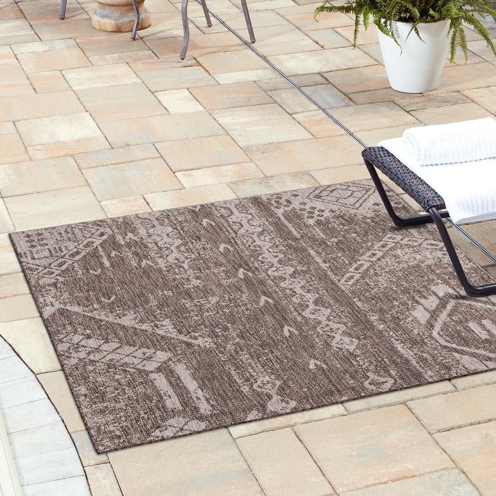 Outdoor Ogooplario Collection Area Rug