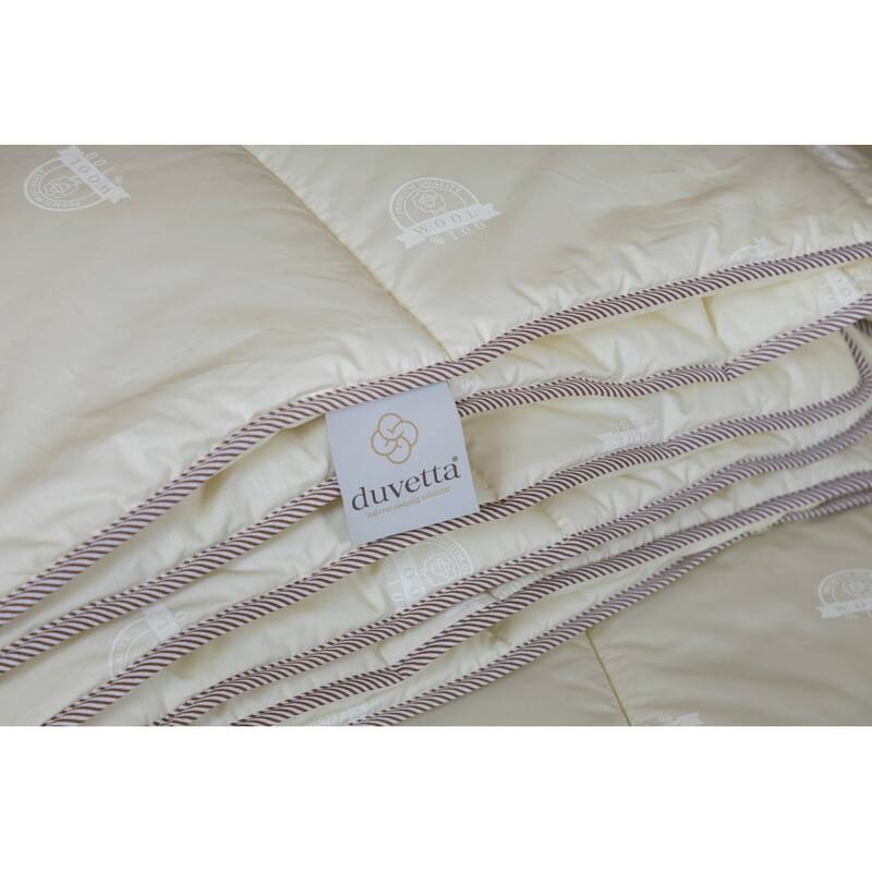 Premium New Zealand Washable Wool Comforter,100% Cotton Cover Fabric, Medium Weight Wool Fill, Wool Duvet Quilt