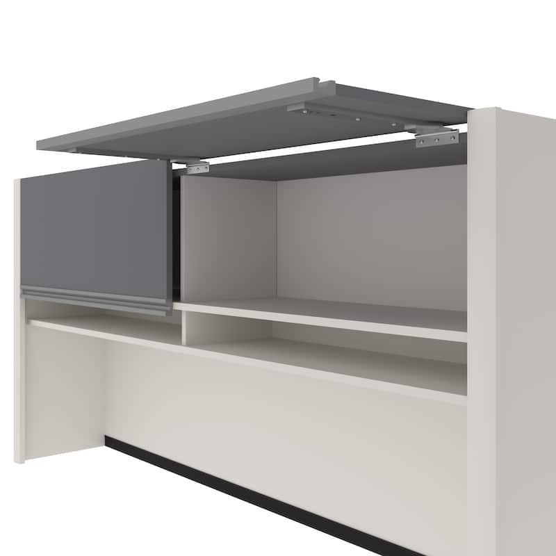 Bestar Connexion 71W Hutch for Narrow Desk Shell by Bestar