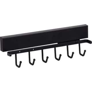 Hardware Resources Six Hook Pull Out Belt Rack