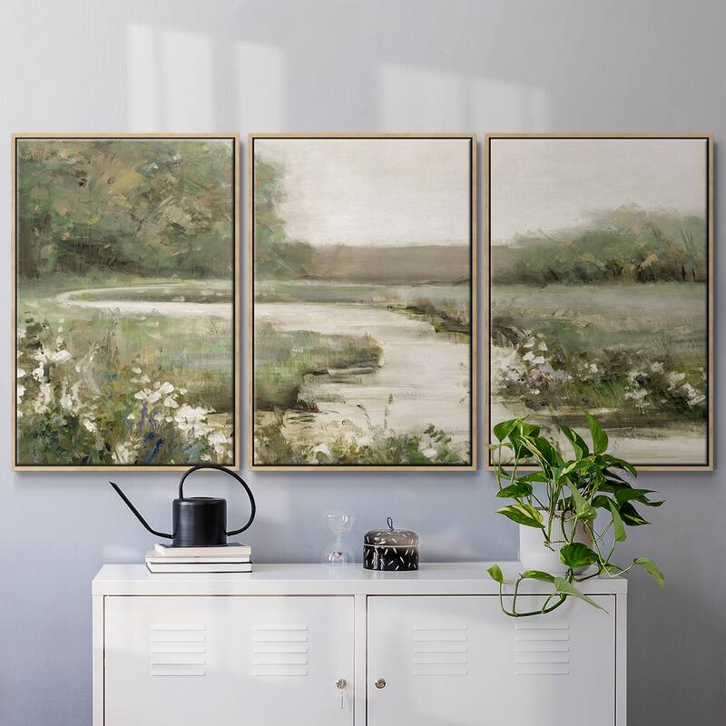 Quiet Path - Multi Piece Framed Canvas