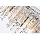 preview thumbnail 5 of 6, Evelyn 4-light Chrome Finish Crystal Strand Wall Sconce