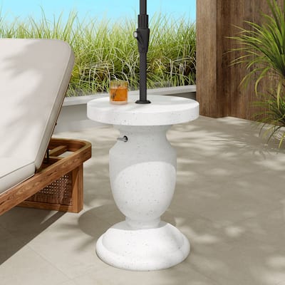 Christopher Knight Home - MGO Outdoor Umbrella Base with Adjustable Pole Fittings and Sand-Fill Stability, 24.25''H