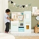 preview thumbnail 1 of 13, Teamson Kids Little Chef Biscay Delight Kids Wooden Play Kitchen Blue