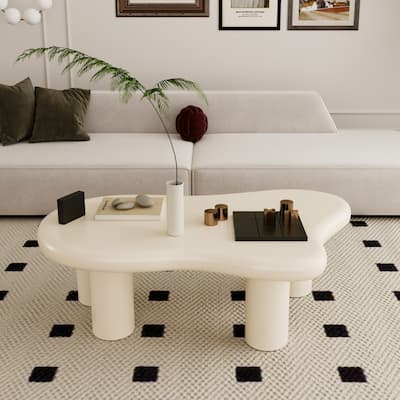 Modern Cloud Shaped Coffee Table for Living Room