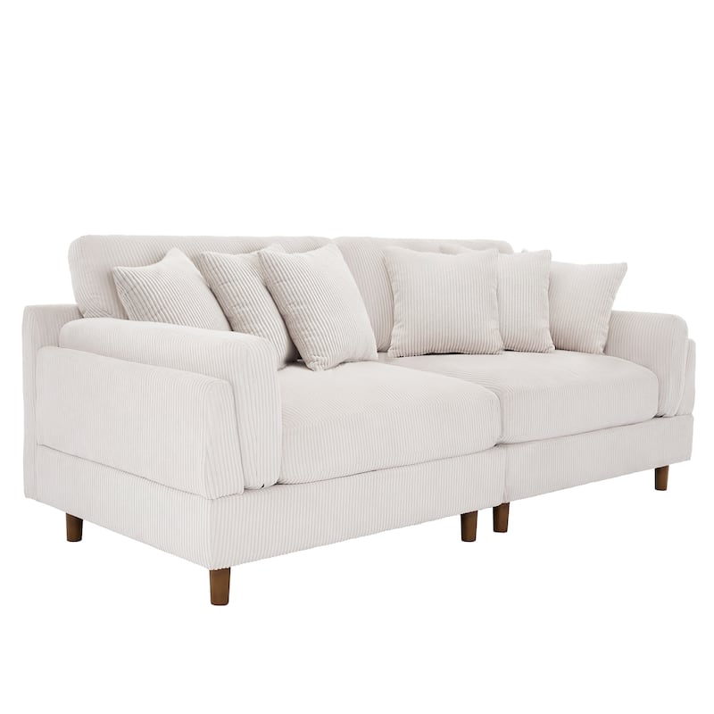 90 inch Deep Seat Sofa Comfy Couch for Living Room
