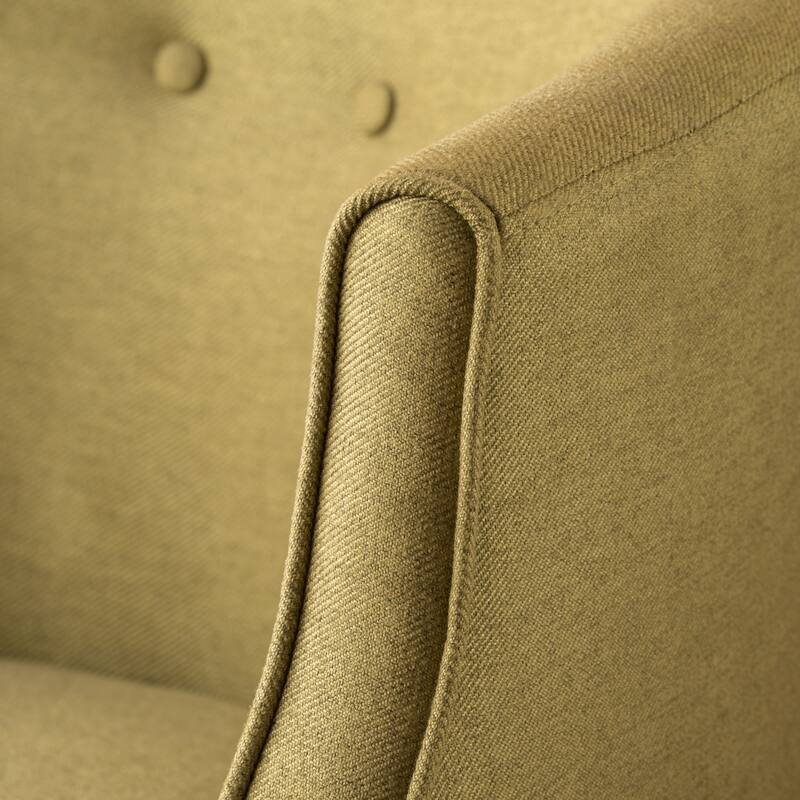 Modern Club Chair with Tufted Back