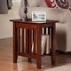preview thumbnail 2 of 17, AFI Mission Chair Side Table Walnut