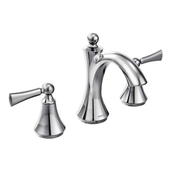 slide 1 of 1, Moen Wynford Two-Handle Bathroom Faucet, Chrome