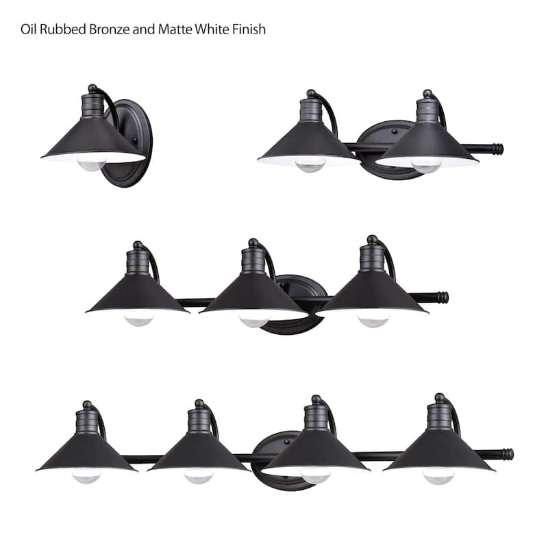 Akron 3 Light Farmhouse Barn Bathroom Vanity Fixture